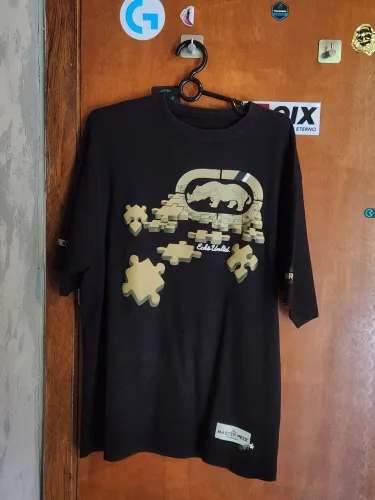 Camisa ecko unlimited coleção masterpiece vintage anos 2000 tamanho m oversized