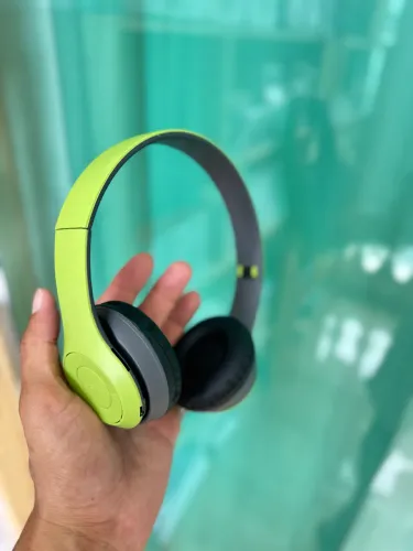 Fone de Ouvido Bluetooth P47 Verde - Novo na Caixa | Entrega Rápida