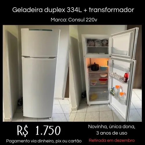 Geladeira duplex 334L