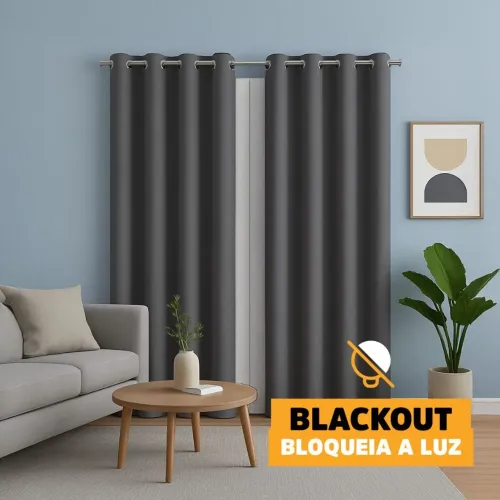 Cortina Longa Blackout  só 78,99