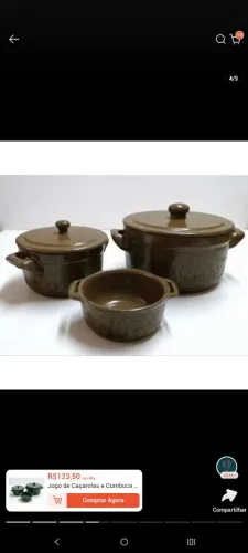 Kit Feijoada Cerâmica Refratária Artesanal