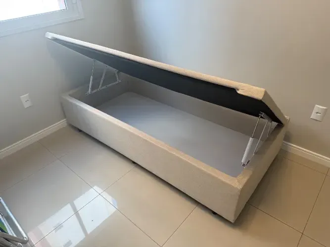 Cama baú solteiro