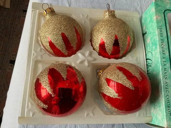 Enfeite de Natal de vidro