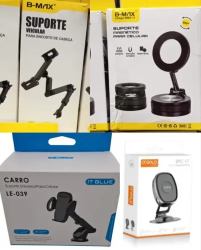 Suporte celular para carro variados