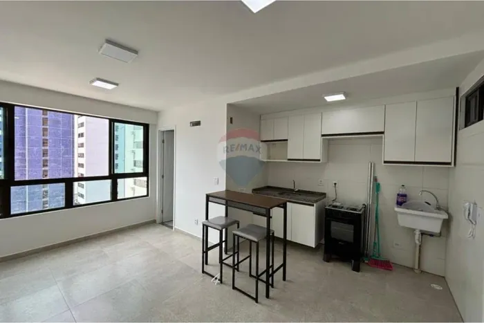 Flat para locação em Boa Viagem, Recife/PE - 24m², 1 Wc, 1 vaga de garagem