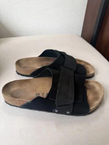 Birkenstock Kyoto Black em couro ? tamanho 42