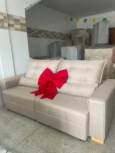 Sofá Retrátil e Reclinável Luxo