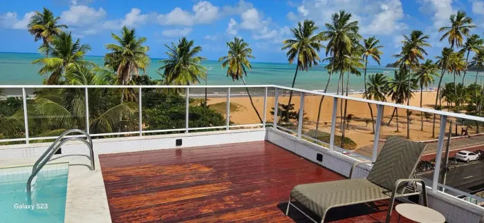Apartamento 2 quartos frente mar do Cabo Branco - João Pessoa - PB