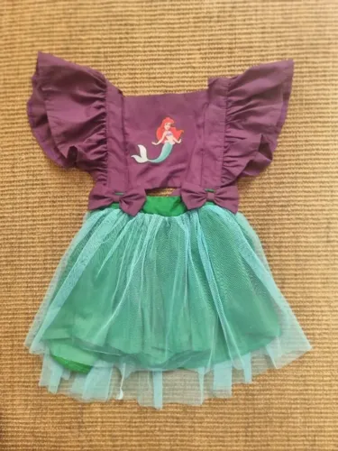 Vestido Pequena Sereia Baby