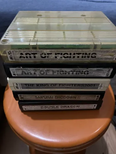Jogos Neo Geo mvs (valores no anúncio)