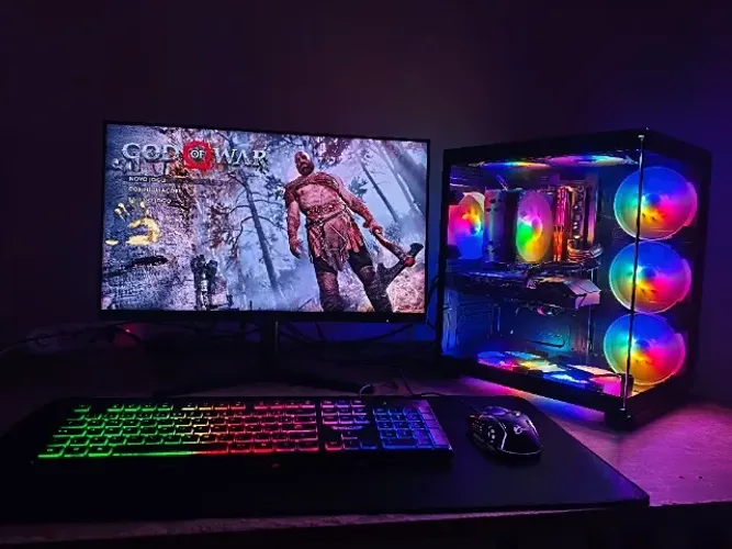 PC Gamer Ryzen 7 - 1TB - 16GB RAM - Placa de vídeo - Completo