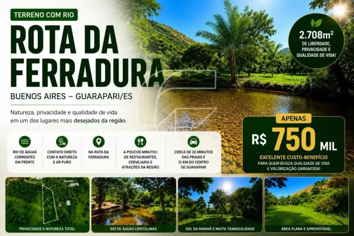 Imóvel para venda com 2708 metros quadrados em Buenos Aires - Guarapari - ES