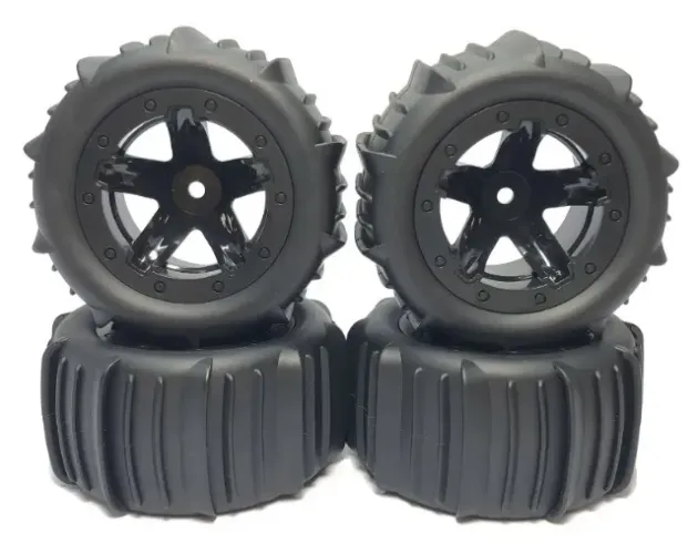 Pneus de Areia P/ Carro de Controle Wltoys e Diversos outros Modelos 1/16 - 1/14 - 1/12