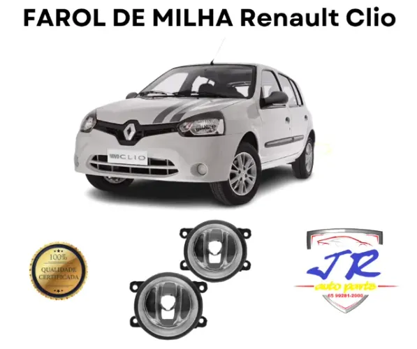 Par Farol Milha Renault Clio 2013