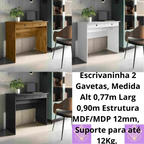  Escrivaninha 2 Gavetas SR