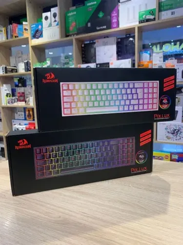 Teclado Mecanico Gamer Redragon Pollux RGB - Novos Lacrados - Parcelamos Sem Juros