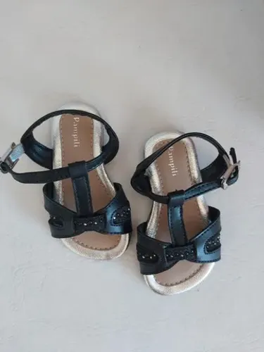 Sandália NOVA Pampili Infantil Preta Tamanho 18