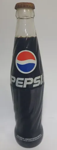 Garrafa de vidro Pepsi Antiga Lacrada Decoração