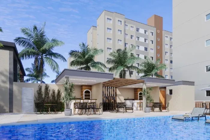 Condomínio Star One, apartamentos com 02 ou 03 quartos, elevador, lazer, APT 190