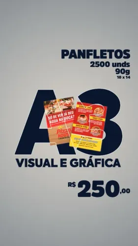 Panfletos A3 2500 unidades