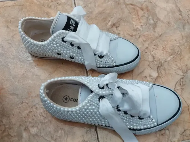 Tênis ALL STAR CONVERSE - customizado - excelente estado - número 36