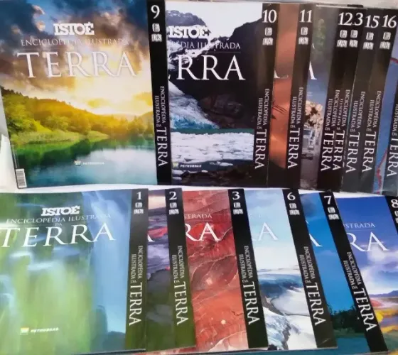 Enciclopédia Ilustrada Da Terra 16 vols.