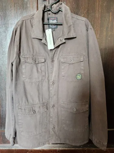 Jaqueta Masculina Verde Musgo Militar - Novo 