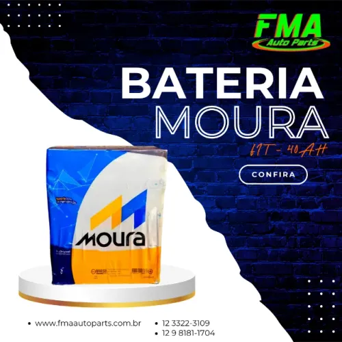 Bateria Moura 40AH Honda Fit - Jardim Satélite / Loja Bateria / Disk Bateria