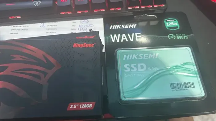 Ssd hd 120g temos vários