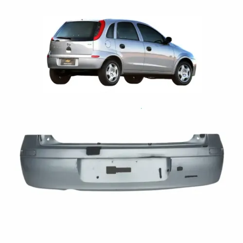 parachoque traseiro corsa hatch 2008 a 2012 usado