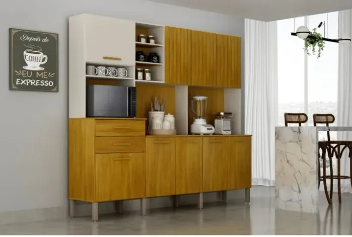 Armário de Cozinha 9 Portas 2 Gavetas (FAZEMOS ENTREGA EM ATE 24 HORAS DF E ENTONO)