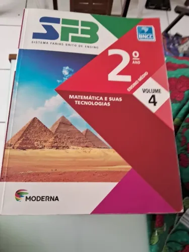 Vendo livros didáticos 2ano ensino médio completo Sistema Faria de Brito, Editora Moderna