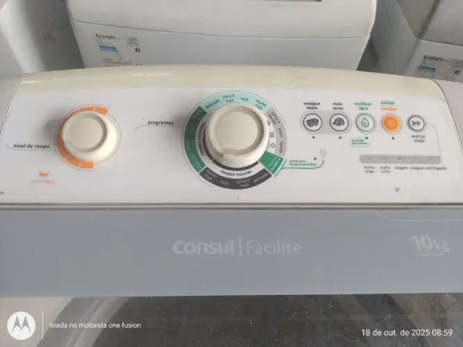 LAVADORA CONSUL FACILITE 10 KLS 220V