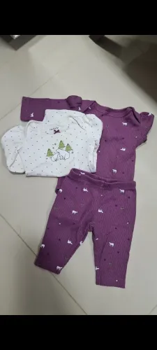 Trio conjunto carters 3 meses
