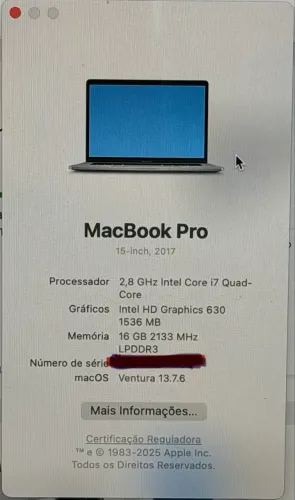 MacBook Pro pouco uso
