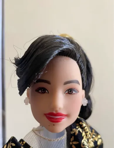 Cabeça da Barbie Kristi Yamaguchi