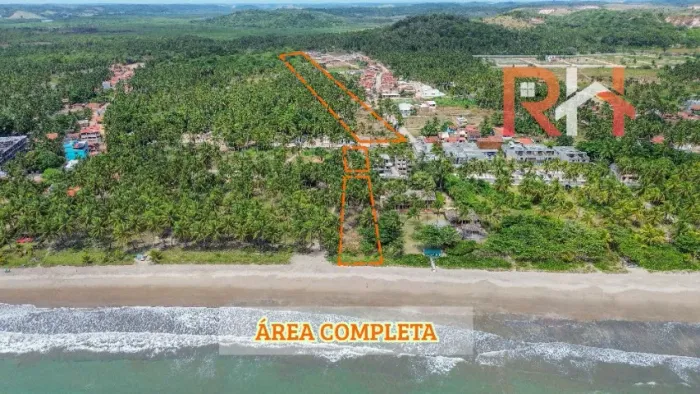 ÁREA EXCLUSIVA EM JAPARATINGA - 3 HECTARES COM FRENTE AO MAR + PISTA em Japaratinga - AL 