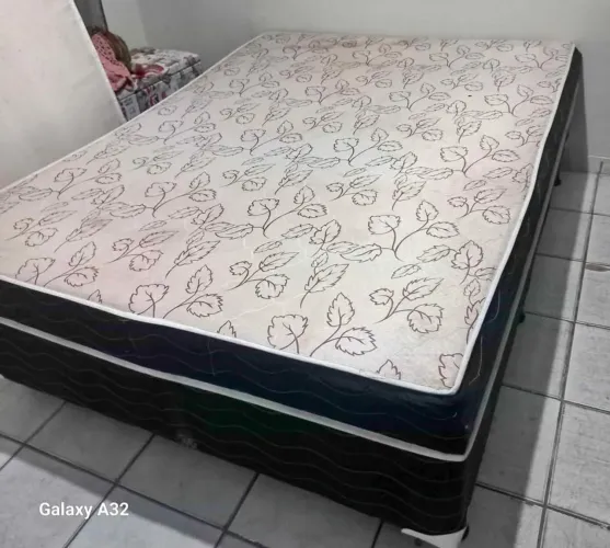 Cama Box com Colchão Casal acoplada 
