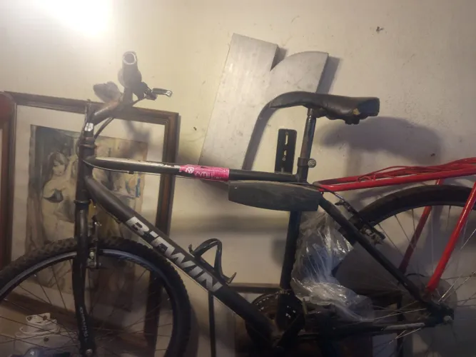 Bike BTwin Decathlon (valor nova é 1000) usada com cargueira