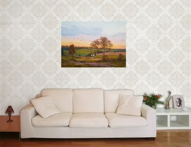 PINTURA EM TELA - CREPUSCULO