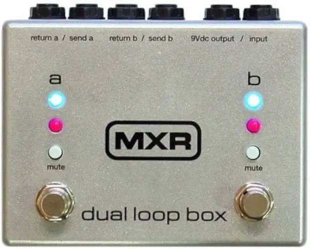 Pedal de Looper Mxr M198 Dual Loop Box Novo A/B A+B Box ! 