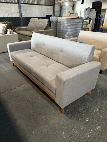sofa manaca tecido em linho