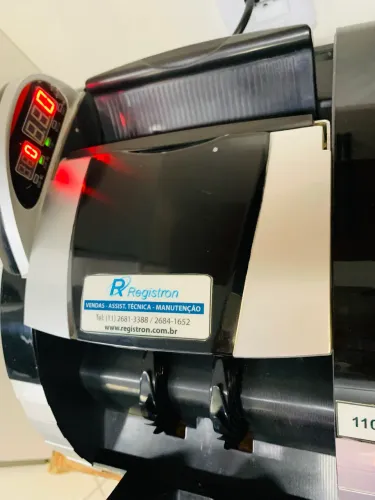 Contadora de cédulas, maquina de conferir dimensões 