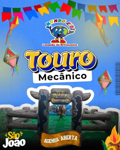 Touro Mecânico para Festa Junina