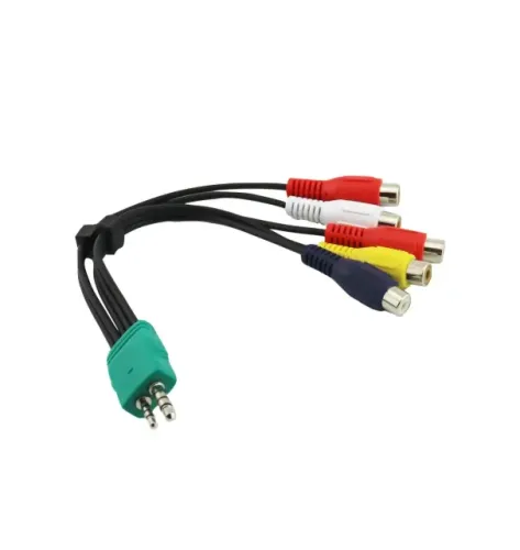 CABO ADAPTADOR AUDIO E VIDEO TV LCD/LED 20CM SAMSUNG D5500 E OUTRAS TEBERA 022049N