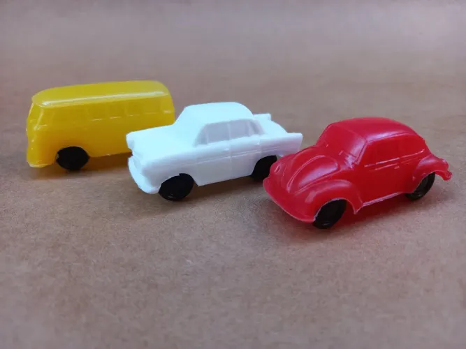 Miniatura de Carrinhos Bolha Antigos 5 cm