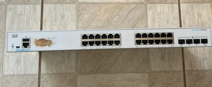 Vendo switch CBS350 24 portas cisco