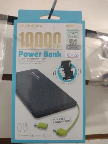 Power Bank Pineng 10000mAh - Novo