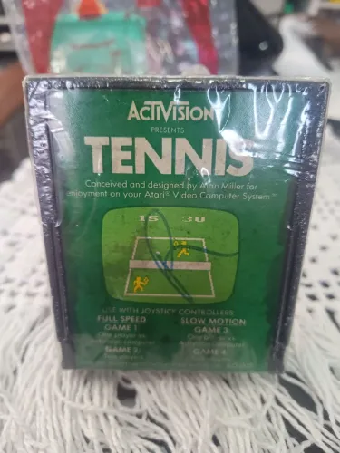 Cartucho Atari 2600 Tennis Activision - Colecionador
