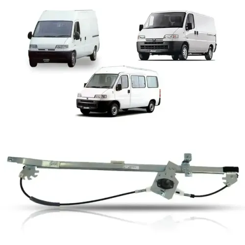 Máquina de Vidro Manual Lado Esquerdo Fiat Ducato